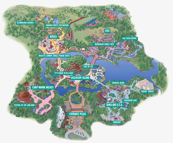 Animal Kingdom Map