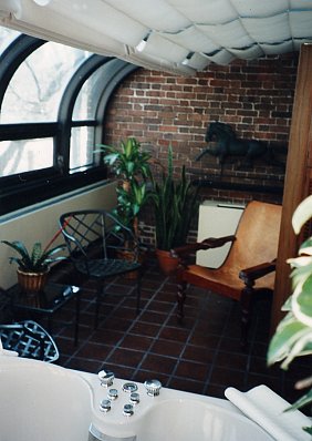 The American Club - Our Room's Enclosed Patio